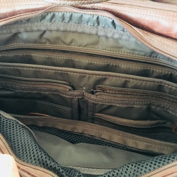 Wilsons Leather Brown Laptop Bag - Picture 5 of 6